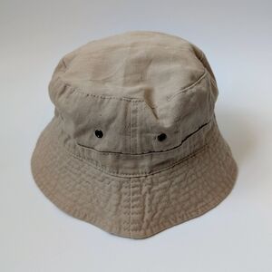 Tan Cotton Twill Bucket Hat - One Size